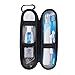Wilken Electric Toothbrush Case | Universal Travel Case | Odor Free Thermoplastic Shell | Compatible with Oral B, Sonicare, and More Electric Toothbrush Brands (Carbon Fiber)