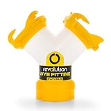 Camco 39629 Revolution Translucent Wye Fitting -Connects Two Sewer Hoses with Lug Fittings the Same Dump Station, Odor Tight Connection