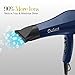 Ouiast Hair Dryer Professional 1875W AC Motor for Fast Drying, Ionic Ceramic Blow Dryer with 3 Heat 2 Speed Setting Cool Shut Button, 2 Concentrators (Sapphire Blue)