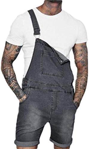 knee length dungaree shorts