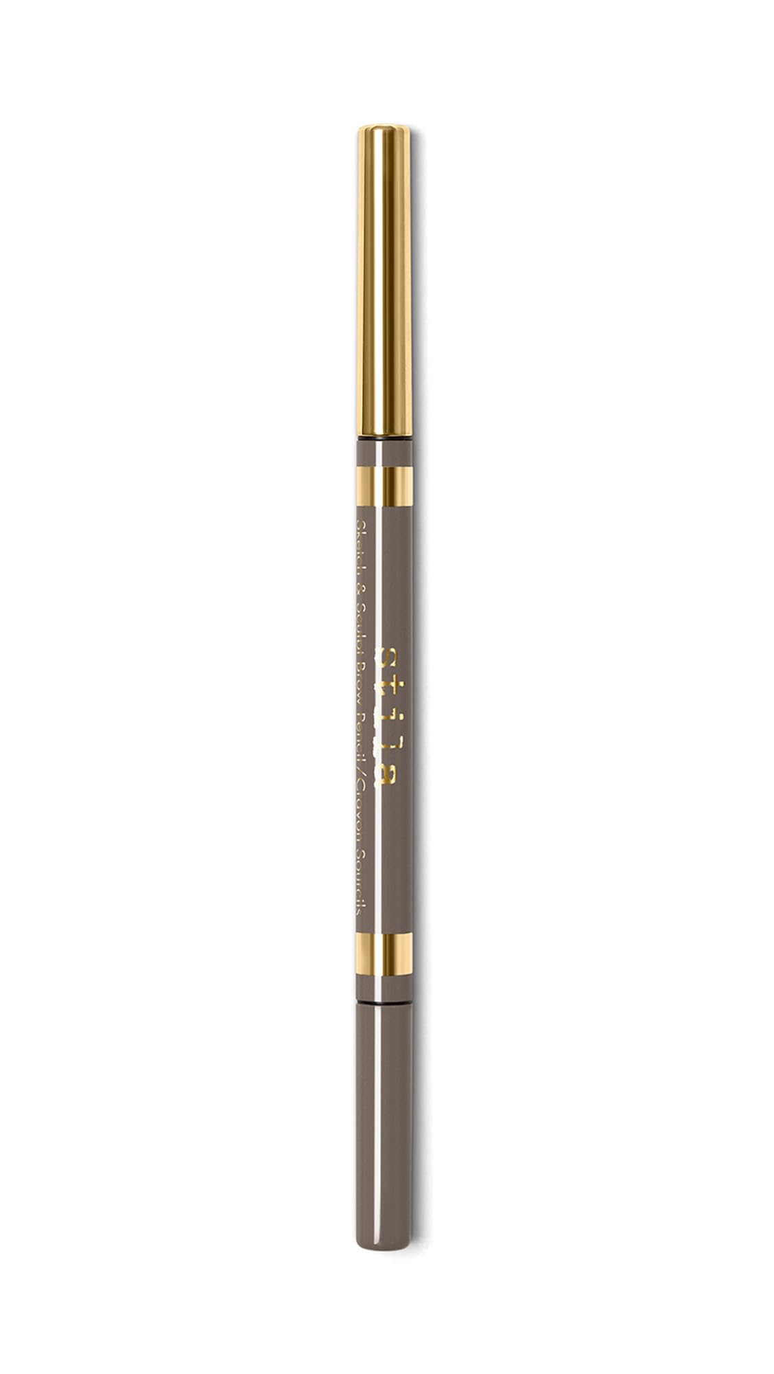 Stila Sketch & Sculpt Brow Pencil - Medium - Smudge Proof & Dual Ended - Micro Tip