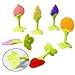 6 Pack Baby Teething Toys for Newborn Infant, BPA Free Freezer Safe Silicone Fruit Baby Teethers Soothe Babies Gums Set for Babies 0-6 Months 6-12 Months