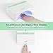 Bonfille 48W LED UV Nail Lamp for Gels Nail Polishes, Quick Drying Fingernails Toenails Curing Lamp with Auto Sensor and 4 Timer Setting (Green)