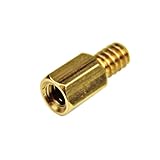 StarTech.com 6-32 Brass Motherboard Standoffs for ATX Computer Case - 15 Pack