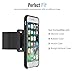 Cell Phone Armband Clip, MoKo Universal Sports Running Armband for Cell Phones & Cases, Fits iPhone X, 8 Plus, 7 Plus, 6S Plus, iPhone 8, 7, 6S, 6, 5S, 5, Samsung Note 8, S9 Plus, S9, S8 Plus - BLACK