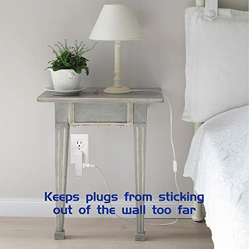 3 Way Vertical Outlet Wall Tap Outlet Splitter Extender with 3 Prong