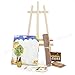 Odoria 1/12 Miniature Set of Paint Easel Dollhouse Decoration Accessories