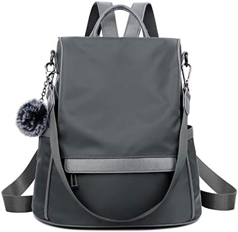Miracu Backpack Purse for Women Anti Theft, Small Fashion Nylon Travel Bag Shoulder Daypack
