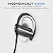 Bluetooth Earbuds, Waterproof Wireless Headphones w/ Mic, In-Ear Buds for Running Sport Workout, Compatible w/ iPhone Samsung Cell Phones, 12Hrs Play, Noise Cancelling, Sweatproof Headsets-AKIZAN M2