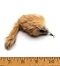 Kats'N Us Cat Wand Refill - Real Rabbit Fur Mouse- Carmel Color