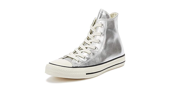 silver converse womens