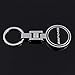 ESMPRO AMG Black Leather Car Key Case Coin Holder Zipper Remote Wallet Key Chain Bag