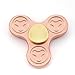 NEWBEA Hand Spinner Tri-Spinner Fidget Spinner Toy Stress Reducer (Metal Rose gold)