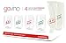 govino Flexible Shatterproof Reusable Wine Glasses | 16-oz Each | Holiday Sweaters Design | 4 Count