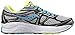 Saucony Women's Guide 9 Running Shoe, Grey/Blue/Citron, 7 M US