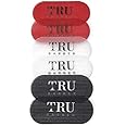 TRU BARBER HAIR GRIPPERS ® 3 COLORS BUNDLE PACK 6 PCS for Men and Women - Salon and Barber, Hair Clips for Styling, Hair holder Grips (Red/White/Black)