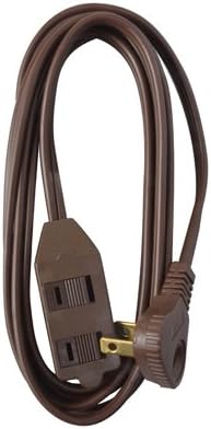 Master Electrician 09409ME 11' ft 16/2 Brown Low Profile Extension Cord - Quantity 5