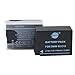 DSTE Replacement for 2X DMW-BLC12 Battery Compatible Panasonic Lumix DMC-G5 G6 G7 GH2 GX8 FZ200 DMC-FZ2500 DMC-FZ2000 DC-G90 DC-G95 Leica Q Camera as BP-DC12E Compatible Sigma BP-51