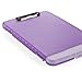 Officemate Slim Clipboard Storage Box, Purple (83305) (1 Clipboard)