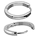 Steel Delicate Tiny Huggie Hoop Tragus Earrings for Cartilage Piercing Mens Womens 8PC 9-16mm 18gauge