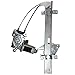 AutoandArt Brock Replacement Passenger Rear Power Window Regulator with Lift Motor Assembly Compatible with 98-02 Regal Century Intrigue 10334398