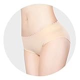HaloVa Women's Underwear, Butt Hip Lifter Padded Panty, Breathable Seamless Ladies Shapewear, Brown