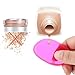 Codream 3 Pieces Silicone MakeUp Sponge Blender Applicator Silisponge Perfect for BB CC Cream Foundation Concealer Blending Air Cushion, Not Eat Your Makeup, 3 Colors Makeup Blender