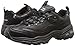 Skechers Sport womens D'LITES FRESH START Memory Foam Lace-up Sneaker,Black Silver,6.5 M US