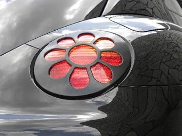 Amazon Com Empirecovers Erpart Daisy Rear Taillight Tail Light Covers Compatible With Vw Volkswagen New Beetle Bt5 98 05 1998 2005 Td1 Automotive