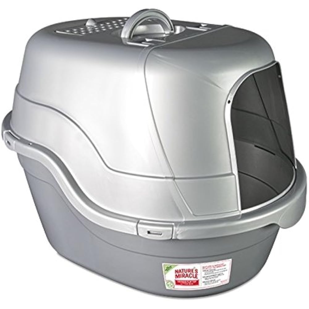 Standard Litter Boxes Nature&rsquos Miracle Hooded Flip ...