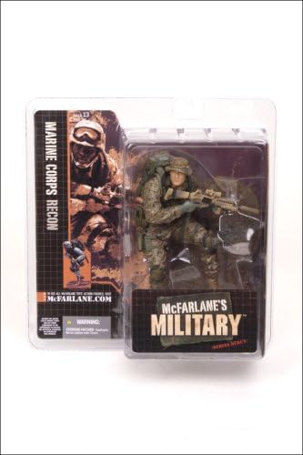 MARINE CORPS RECON white Caucasion CHASE VARIANT action Figure - RARE! Military Series 1 by McFarlane Toys