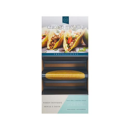 Chicago Metallic Professional 6Shell Baked Taco Rack, 15Inchby7