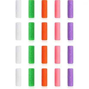 20 Pieces Aligner Tray Seaters Chewies for Aligner Trays Chompers Aligner Trays (Pink, Orange, Green, Purple, White)
