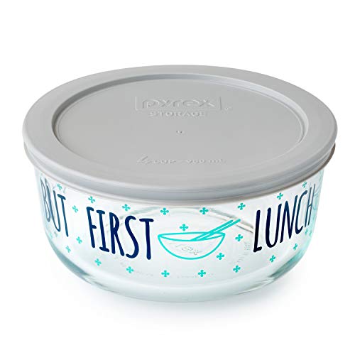 6 Pyrex+Decorated+Glass+Storage+8+Piece