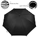 Golf Umbrella, 62 Inch Large Oversize Sport Umbrella Automatic Open Rain Wind Resistant UV Protection Stick Umbrella for Men, Women, Black