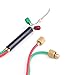 CISNO Jewelry Micro Mini Gas Little Torch Welding Soldering Gun kit with 5 tips for Oxygen Cylinders