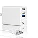 Wakeach 45W / 60W Magnetic 1st-Gen L-Shaped Power Adapter Replacement for MacBook Air & Pro 11 13 inch, w/ 3 USB Ports for All 5V Devices