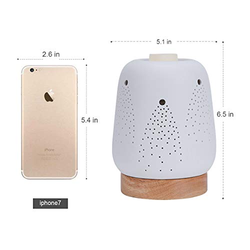 Ceramic Electric Candle Warmer Firework Essential Oil Warmer Decoration for Home Office