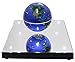 PowerTRC Rotating Magnetic Levitation Suspended in Air Floating 3.5 inch Globe, ABS Base with Mirror and LED Lights