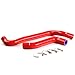 Silicone Radiator Coolant Tube Kit Clamps Fit For DODGE NEON SRT-4 SRT4 2.4L 2001 2002 2003 2004 2005 Red