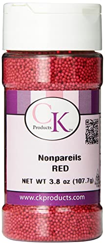 CK Products 3.8 Ounce Non Pareils Bottle, Red