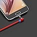 Streamer Magnetic Absorption Cable, Compatible with Mirco USB, Type C Smartphone and iProduct Device (3Pack，3.3 ft Red / 3.3 ft Green / 5 ftBlue)