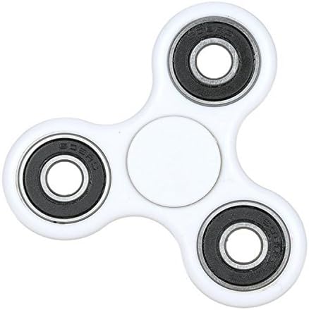 Umbreon 2017 New Tri-Spinner Fidget Toy Nylon PA Material Hybrid Si3N4 Ceramic Bearing Good for ADHD EDC Hand Killing Time (White)