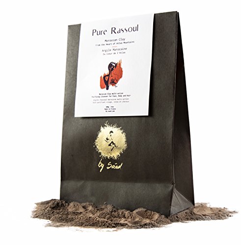 Rhassoul-Clay-Hair-Facial-Mask-Ghassoul-450G-A-100-Organic-All-Natural-Face-and-Hair-Wash-Clay-MaskBest-Deep-Pore-Facial-Cleanser-Blackhead-Remover-Pore-Minimiser