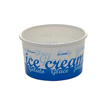 Disposable 1 Scoop Ice Cream Tub Cup X2600 Amazon Co Uk