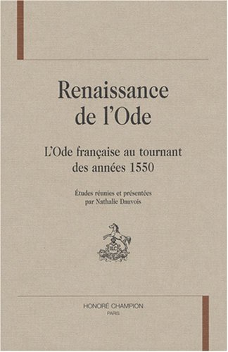 Renaissance de l'ode