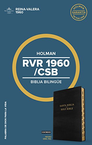 Book RVR 1960/CSB Biblia Bilingüe, negro imitación piel con índice: CSB/RVR 1960 Bilingual Bible, blac<br />[K.I.N.D.L.E]