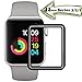 Apple Watch Series 1/2/3 42mm Screen Protector, Full Coverage Tempered Glass 9H Hardness,Anti-Fingerprint,Anti-Scratch,Ultra-Clear,Bubble Free Screen Protector Compatible Apple Watch Series 1/2/3 42mm