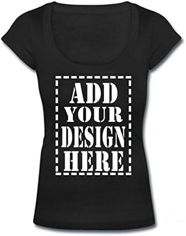 Womens Custom U-Neck Short Sleeve T-shirt Classic Fit