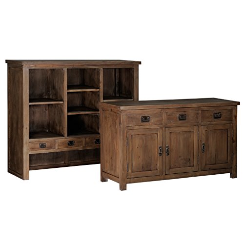 Elmwood Park Mission Sideboard With Hutch